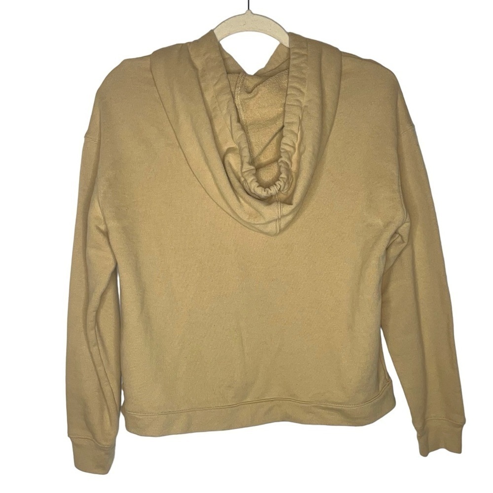 MADEWELL Dip-Dye Drawstring Hoodie Sweatshirt Dropped Shoulder Desert Dunes S - Picture 13 of 16